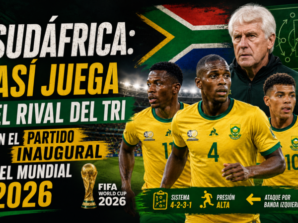 Sudáfrica: así juega el rival del Tri en el partido inaugural del Mundial 2026