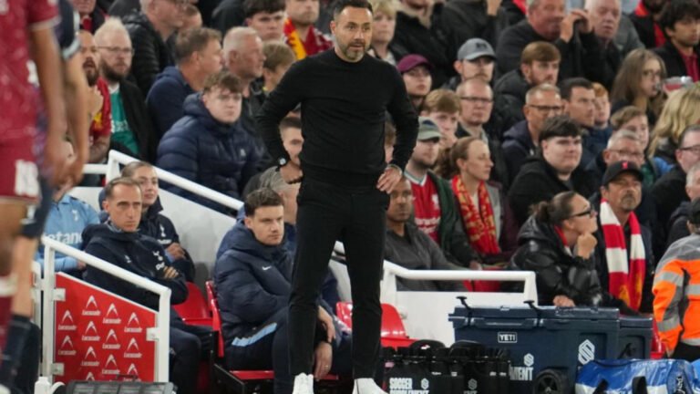 366 millones gastados y cero goles: el Tottenham de De Zerbi está en crisis