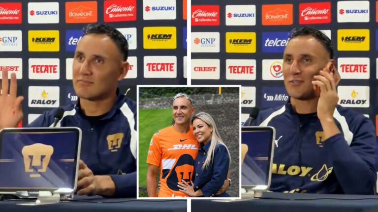 Keylor Navas y la llamada de su esposa que paró la conferencia de Pumas